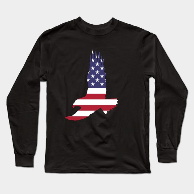 Eagle of the United States Long Sleeve T-Shirt by ConservativeMerchandise